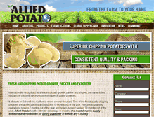 Tablet Screenshot of alliedpotato.com